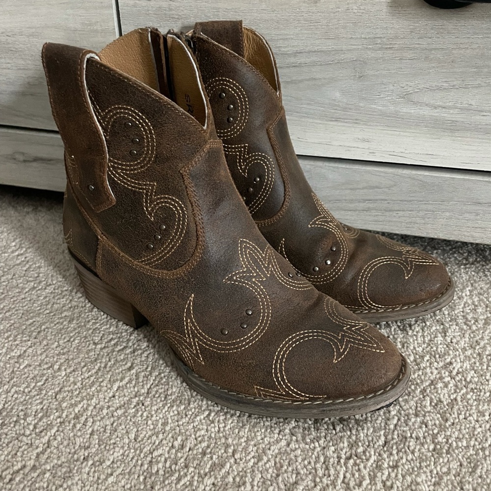 Sterling River Boots Cowboy Booties size 9 Like New